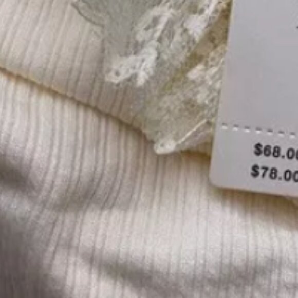 Brand New Blue Tassel Lace Tie-Front Tank Top - Picture 16 of 16